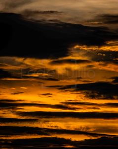 Golden sunset sky in El Salvador - fine art photography by Federico Trujillo - buy digital copy