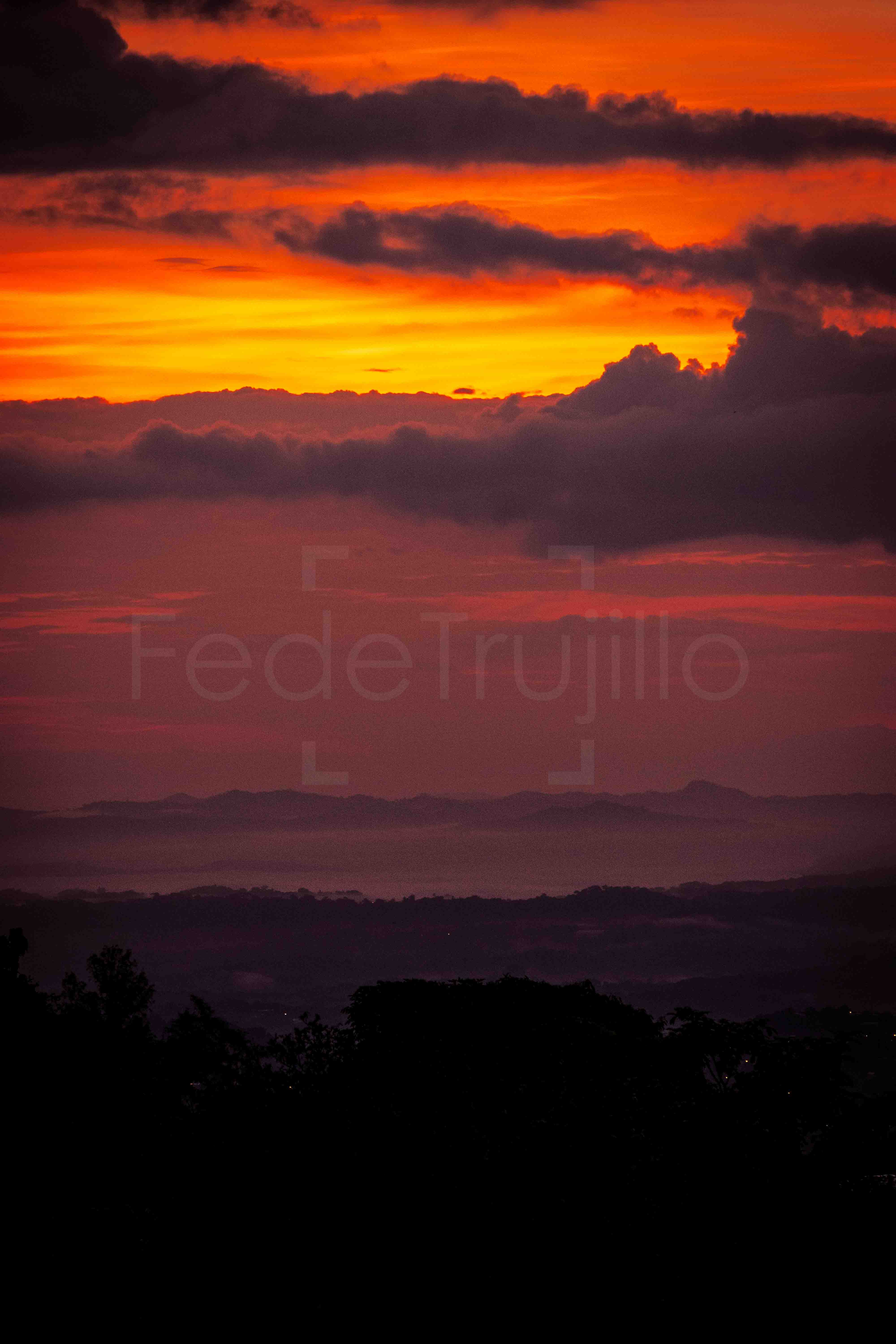 Landscape in El Salvador - digital copy for printing