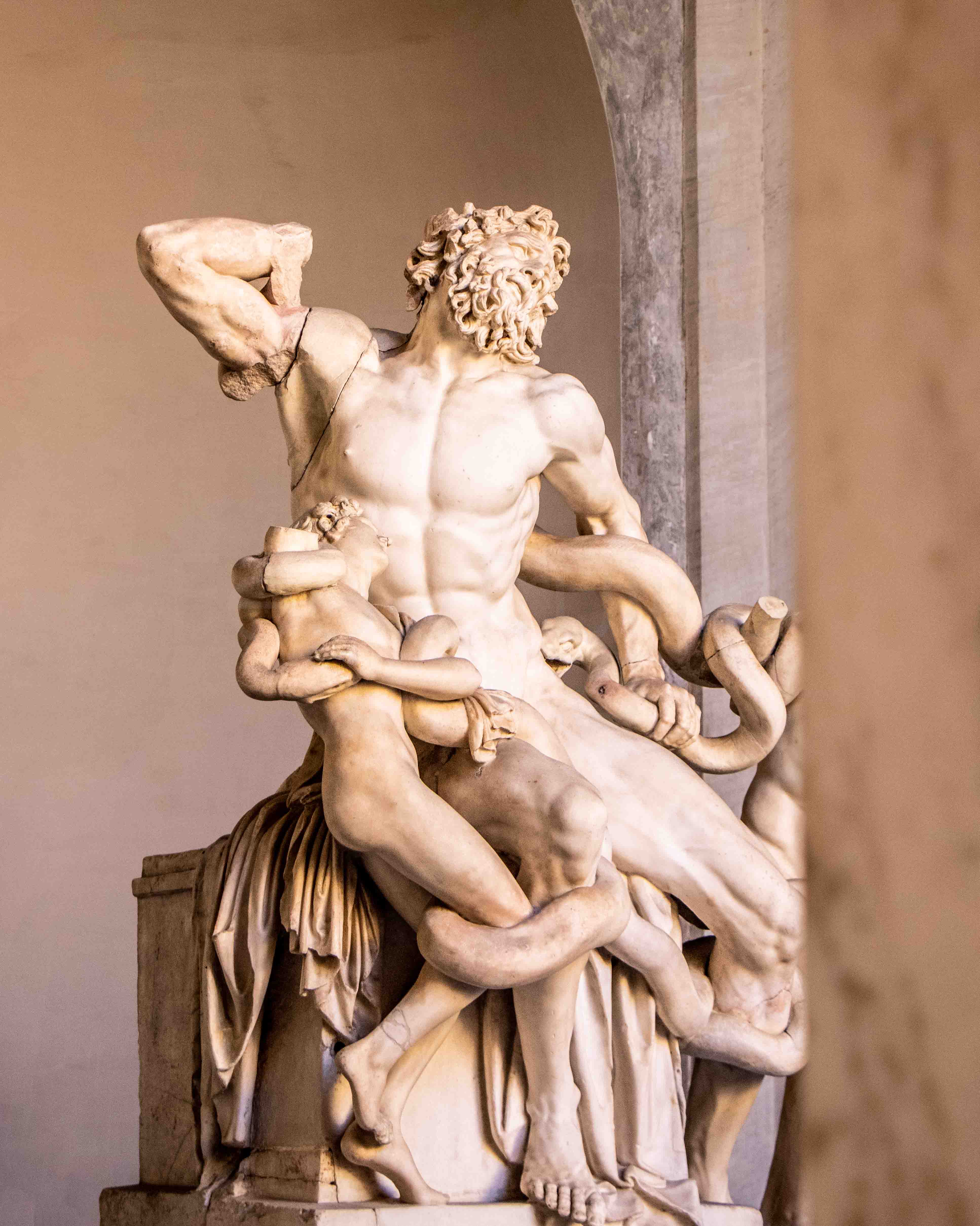 Classical sculpture in Rome museum - travel and art photography - digital print for sale