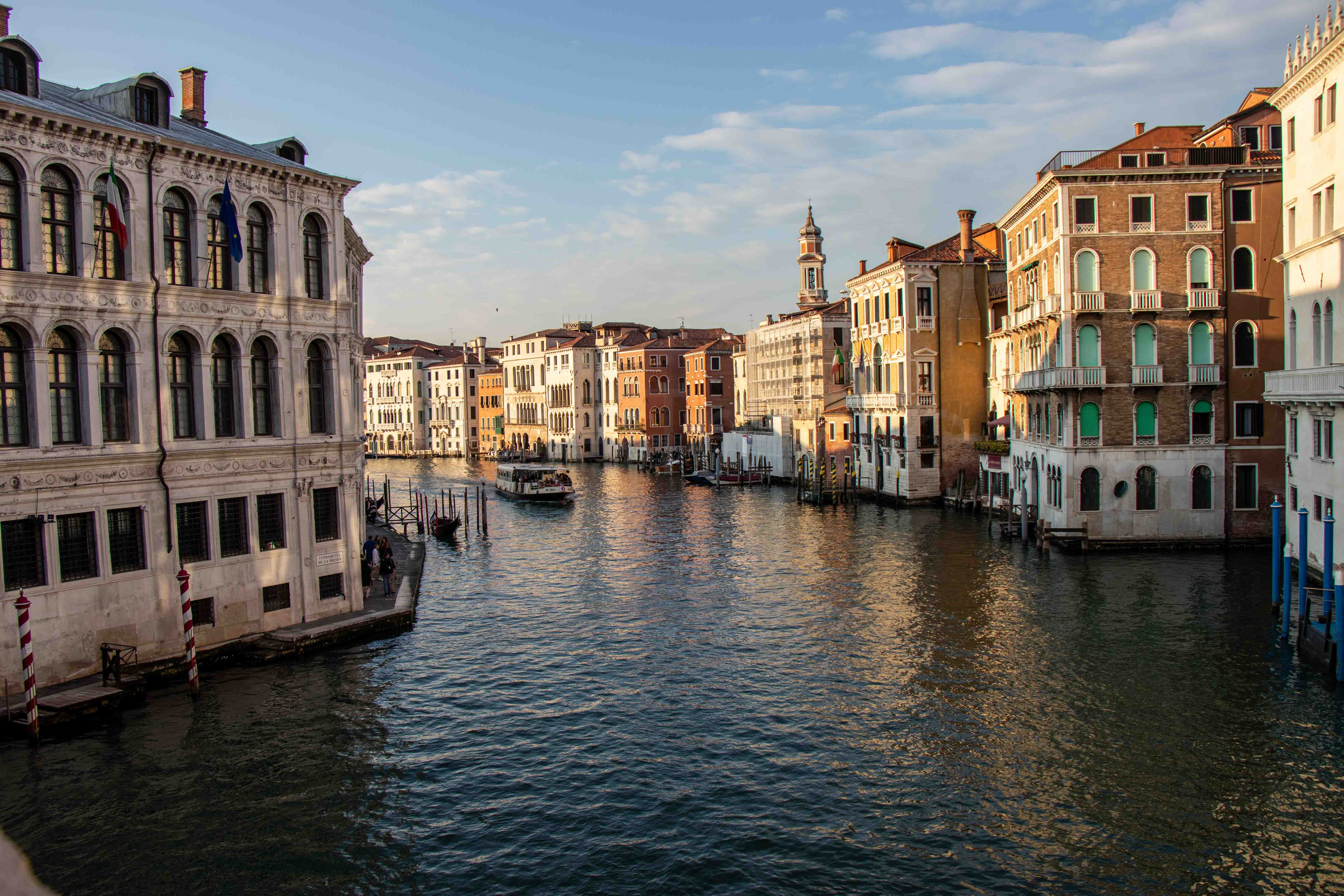 Historic buildings along Venice canal - travel photography - high-res digital print