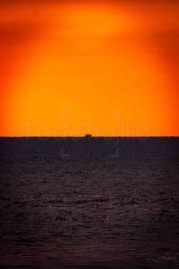 Sunset over Pacific Ocean, El Salvador - landscape photography by Federico Trujillo - digital print for sale